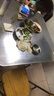 304不銹鋼桌子正方形燒烤桌折疊餐桌長條桌四方桌吃飯桌夜市家用 1米不擋腿方桌 曬單實(shí)拍圖
