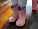 ABC KIDS兒童雨鞋男女童防滑耐磨防水鞋寶寶學(xué)生雨靴8506粉色30-31 曬單實(shí)拍圖