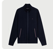 Tommy Hilfiger25春夏新款男珠地網(wǎng)眼雙面布美式寬松落肩立領(lǐng)開(kāi)衫衛衣外套 曬單實(shí)拍圖
