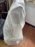 皮爾卡丹（pierre cardin）小西裝外套女夏季薄款2025新款高級感氣質(zhì)七分袖休閑亞麻西服夏天 A款-白色西裝 XL 曬單實拍圖