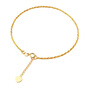 中國黃金（CHINA GOLD）18K金麻花手鏈女款簡(jiǎn)約素鏈百搭手飾品教師節生日禮物送女友愛(ài)人18K金麻花手鏈 曬單實(shí)拍圖