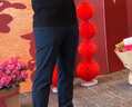 Navigare意大利小帆船薄款休閑褲男士25春夏裝顯瘦時尚長褲百搭直筒褲子男 藏青色 34 曬單實拍圖