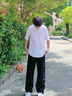 izzue IT黑色直筒牛仔褲男2025夏季新款寬松垂感百搭純棉潮牌褲子 曬單實拍圖
