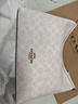 蔻馳（COACH）【品牌直供】女士LAUREL中號(hào)單肩斜挎包 象牙白色 七夕禮物 曬單實(shí)拍圖