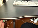 全品屋實(shí)木電腦桌臺(tái)式電競(jìng)桌家用雙人游戲桌子辦公書桌工作臺(tái)學(xué)習(xí)寫字桌 曬單實(shí)拍圖
