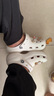 卡駱馳（crocs）云朵女鞋洞洞鞋厚底增高涼鞋戶外沙灘鞋包頭透氣拖鞋 W5 曬單實拍圖
