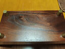 銅師傅黑胡桃原木《底座》工藝品擺件方形實木底座 20*10*3.5（cm） 曬單實拍圖
