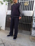 老北京布鞋男款傳統(tǒng)一腳蹬防滑布鞋休閑春夏季透氣爸爸老人帆布鞋 升級艾草款【耐磨牛筋底】 42 (260mm) 曬單實拍圖