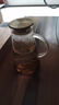 青蘋果【可圍爐煮茶】品茗杯茶杯高硼硅玻璃杯耐熱透明水杯帶把手喝茶杯 茶韻茶飲杯4只裝 曬單實(shí)拍圖