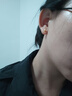 周六福黃18K金小金珠耳釘耳飾女生日禮物C0913263 一對(duì)七夕情人節(jié)禮物 曬單實(shí)拍圖