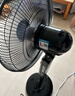 海爾（Haier）電風(fēng)扇家用落地扇立式大風(fēng)量搖頭電扇客廳宿舍節能辦公室柔風(fēng)輕音易拆洗七葉風(fēng)扇 HFS-J3511B 曬單實(shí)拍圖
