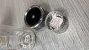 華象防燙茶杯男士雙層玻璃杯加厚便攜水杯隔熱商務(wù)大容量高檔透明杯子 晚波青隔熱防燙 380ml 曬單實拍圖