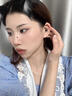 BJYL磁吸耳夾男無(wú)耳洞耳環(huán)男耳飾女冷淡風(fēng)學(xué)生小眾簡(jiǎn)約百搭無(wú)孔耳釘男 莫比烏斯耳夾一對（無(wú)耳洞拍） 曬單實(shí)拍圖