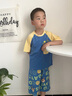 汪汪隊(duì)立大功兒童睡衣男童夏季家居服萊賽爾輕薄款七分袖家居服套裝藍(lán)色  110 曬單實(shí)拍圖