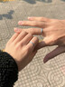 迪后（Dirholl）南極星情侶對戒時尚男女求婚訂婚戒指七夕情人節(jié)禮物送女友老婆 南極星情侶戒指【一對】 曬單實拍圖