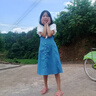 G.DUCKKIDS女童連衣裙夏裝新款兒童泡泡袖牛仔裙夏季洋氣女大童A字裙子 藍(lán)色 150 曬單實(shí)拍圖