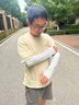 俞兆林防曬袖套男夏季騎行開車防曬套袖手套男遮陽護(hù)臂套袖女 氣質(zhì)灰 曬單實(shí)拍圖
