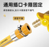 HAOALL新國標燃氣管防爆煤氣管液化氣燃氣灶熱水器天然氣金屬軟管波紋管 1.5米【2024新國標】雙插口 *加厚加粗鋼絲燃氣管* 曬單實拍圖