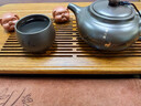 LOCKZI原礦紫砂茶壺大容量仿古名家純手工泡茶壺功夫茶具杯套裝妍送禮物 紫砂-紫泥大仿古(一鹿呈祥)（送茶杯） 480ml 曬單實(shí)拍圖