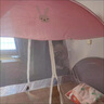LIFE HOME1米8床免安裝蒙古包家用蚊帳1米5臥室?guī)づ裰Ъ芸烧郫B文帳防蚊帳子 耳朵熊-防塵款-玻纖支架 1.2*2.0米床 曬單實(shí)拍圖