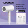 飛科（FLYCO）電吹風機負離子家用大功率不傷發(fā)吹風筒宿舍學生便攜可折疊 【1800W可折疊】奶白色 曬單實拍圖