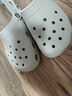 卡駱馳（crocs）經(jīng)典Clog男女洞洞鞋一腳蹬沙灘鞋 CR10001-2Y2  38  曬單實(shí)拍圖