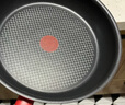 特福（Tefal）平底鍋家用牛排不粘煎鍋少油煙有鈦煎餅鍋電磁爐燃?xì)庠钔ㄓ?4cm 曬單實拍圖