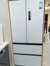 美的（Midea）M60系列520純平全嵌法式多門(mén)四開(kāi)門(mén)家用冰箱超薄雙系統(tǒng)循環(huán)大容量制冰BCD-520WUFPZM(E)白國(guó)家補(bǔ)貼 曬單實(shí)拍圖