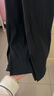 安德瑪（Under Armour）女童運(yùn)動褲女生大童休閑長褲修身喇叭褲241211137 黑色 160cm  曬單實拍圖