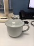 雅瓷[中秋禮物]汝窯陶瓷茶杯蝴蝶蓋茶具泡茶杯喝茶杯高端咖啡杯禮盒裝 汝窯蝶夢(mèng)杯 曬單實(shí)拍圖