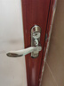 虎頓（HOTUN）不銹鋼衛(wèi)浴門鎖鋁合金單舌執(zhí)手鎖廁所衛(wèi)生間洗手間門鎖孔距110 曬單實拍圖