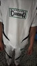 啄木鳥(niǎo)夏季休閑運動(dòng)短袖套裝男時(shí)尚潮牌青少年初中高中學(xué)生夏天痞帥男裝 T68米白色 L 100-120斤可穿 曬單實(shí)拍圖
