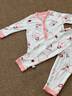 巴帝巴帝秋冬新款純棉嬰幼兒男女童家居服套裝空調(diào)服 漿果小兔 90 曬單實(shí)拍圖