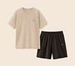 蕉內【王一博同款】305H睡衣男士純棉春夏季100%棉短袖情侶家居服套裝 曬單實拍圖