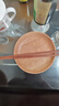 千年戀木烏檀木托盤家用酒店餐廳圓形零食點(diǎn)心水果干果盤茶盤 TP0267 曬單實(shí)拍圖