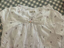 達爾麗睡衣女年新款夏季感印花新疆棉純棉梭織棉家居服女禮物 L8211105-013-白色 2XL 曬單實(shí)拍圖