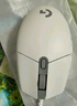 羅技（G）G102游戲鼠標有線機械RGB流光燈效小手輕量化電競游戲鼠標 宏編程吃雞英雄聯(lián)盟送男友 G102二代白色-送雪花白防滑貼 曬單實拍圖