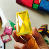 彌鹿（MiDeer）兒童玩具鉆面磁鐵彩窗磁力片100片（含小車*2）+收納袋兒童禮物 曬單實拍圖