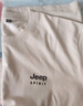 JEEP SPIRIT吉普純棉短袖t恤男士夏季220克重磅透氣中年男裝高端休閑顯瘦半袖 曬單實拍圖
