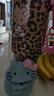野獸派家居（tbh）三麗鷗Hello Kitty巨無(wú)霸保溫杯吸管隨行杯不銹鋼保冷水杯禮物 巨無(wú)霸保溫杯 經(jīng)典豹紋 1200ml (含mini收納包掛件) 曬單實(shí)拍圖