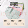 都市麗人內(nèi)褲女純棉舒適簡(jiǎn)約短褲頭中腰女士內(nèi)褲4條ZK0A13 曬單實(shí)拍圖