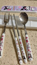 庫(kù)洛米卡通收納盒餐具兒童小學(xué)生女孩上學(xué)餐具套裝 庫(kù)洛米三件套印花餐具 曬單實(shí)拍圖
