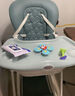 帛琦（Pouch）兒童寶寶餐椅 0-36月家用多檔調(diào)節(jié)成長椅  K05 PLUS Tiffany藍(lán)【升級餐盤】 曬單實(shí)拍圖