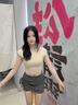 自由系運(yùn)動(dòng)裙褲女夏季新款高腰提臀假兩件訓(xùn)練短褲普拉提跑步健身瑜伽服 曬單實(shí)拍圖