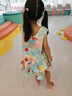 英氏（YEEHOO）女童連衣裙兒童裙子夏季時(shí)尚可愛甜美風(fēng)背心裙夏裝新款中大童裝 森林微語彩色 【100%棉】 130 cm 【順豐包郵&極速達(dá)】 曬單實(shí)拍圖