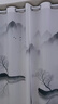 愛(ài)巢鳥(niǎo)窗簾紗簾免打孔透光不透人新中式山水畫(huà)隔斷簾中國風(fēng)屏風(fēng)遮擋簾子 依山傍水-皇冠紗 白桿2.1-2.6m/簾寬4*高2m雙開(kāi) 曬單實(shí)拍圖