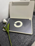 治霆適用iPad9/8/7磁吸保護殼10.2英寸3+Y折720°旋轉支撐透明亞克力質(zhì)感防彎防摔硬殼高透可拆分-白 曬單實(shí)拍圖