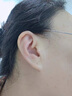念芙999純銀耳釘女簡(jiǎn)約養耳洞耳棍睡覺(jué)不用摘養耳洞耳飾品男女四只裝 8-9mm銀色 四只裝 曬單實(shí)拍圖