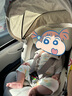 貓頭鷹（SAVILE）兒童安全座椅0-4-7歲360度旋轉isofix硬接口M178C妙轉PRO+ 銀白 曬單實拍圖