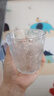 【京東物流】冰川紋玻璃杯時(shí)尚潮流ins風(fēng)果汁杯酒杯水杯 ?冰川杯250ml1只 曬單實(shí)拍圖